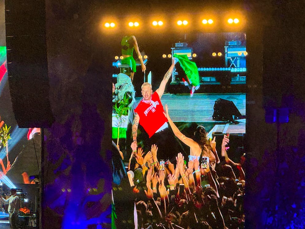 Macklemore in the audience