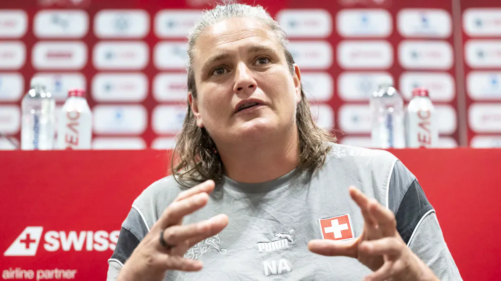 Nadine Angerer est l'entraîneure des gardiennes de l'équipe de Suisse.