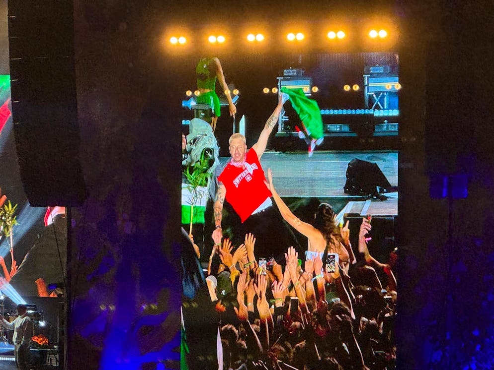 Macklemore im Publikum