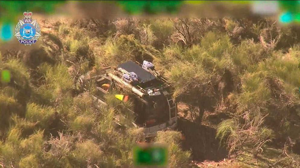 German woman rescued in the outback released from hospital - Gallery. The German woman's van was found in the middle of the wilderness.