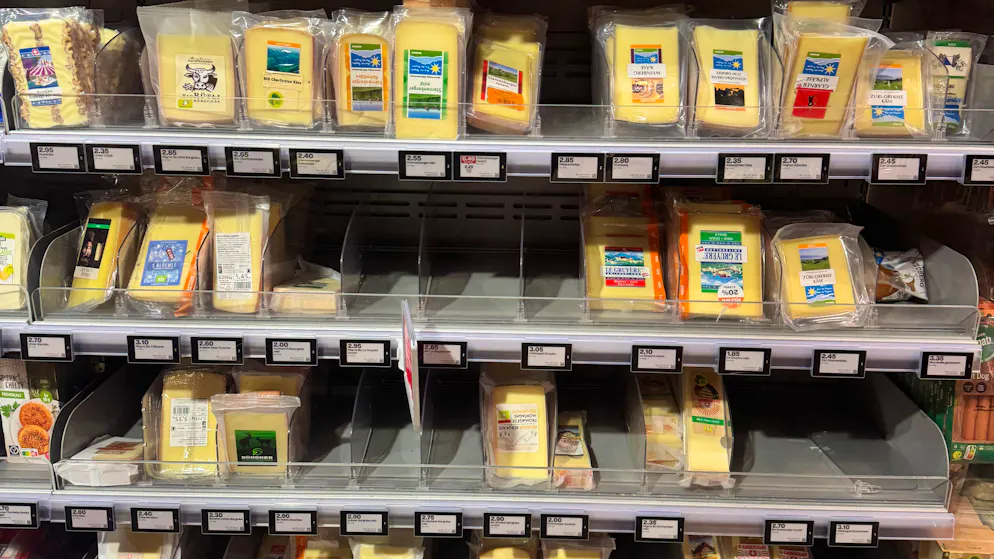 Pénurie de fromage à la Migros. «Des experts mettent tout en œuvre pour stabiliser les chaînes d'approvisionnement»