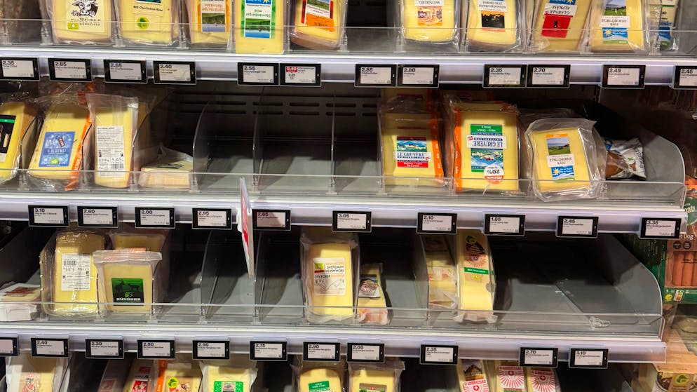 Engpass beim Käse-Angebot. Migros weiss immer noch nicht, wann das Lieferproblem behoben wird