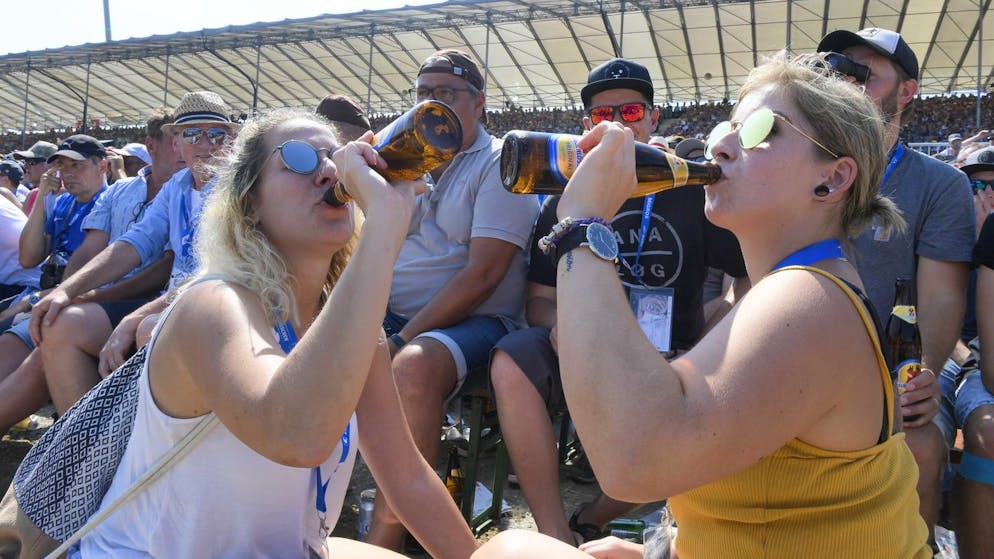 0,77 Liter Bier pro Kopf fliesst am ESAF im Schnitt.
