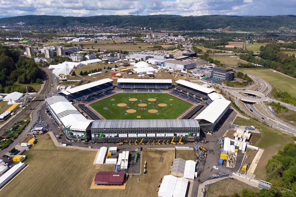 Die Arena beim ESAF 2022 in Pratteln – ähnliches ist in Mollis zu erwarten.