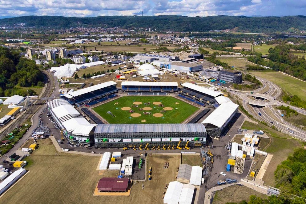 The arena at ESAF 2022 in Pratteln - something similar can be expected in Mollis.