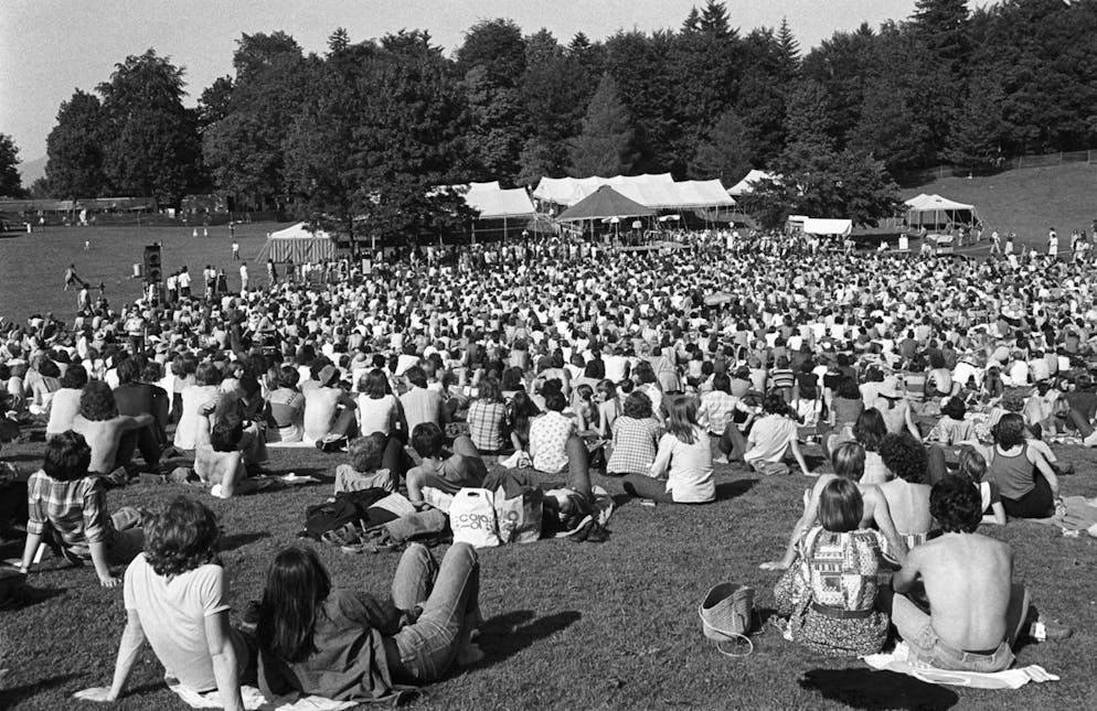 Bei der allerersten Ausgabe des Gurtenfestivals 1977 schenkten die Veranstalter offiziell keinen Alkohol aus.