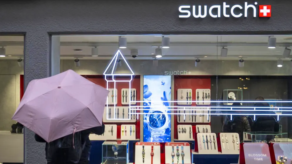 Le chiffre d'affaires net de Swatch a chuté de 10,4% entre janvier et juin pour atteindre 3,1 milliards de francs. (archives)