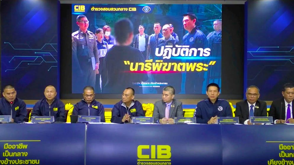 Monks in the crossfire. 