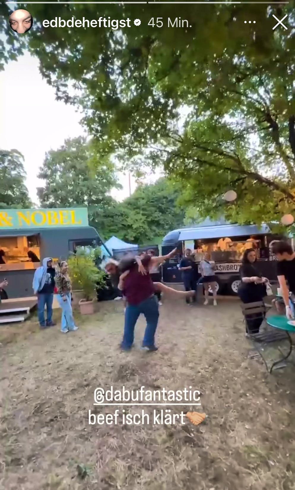 Edb legt Dabu Bucher flach –  und das in bester Schwinger-Manier.