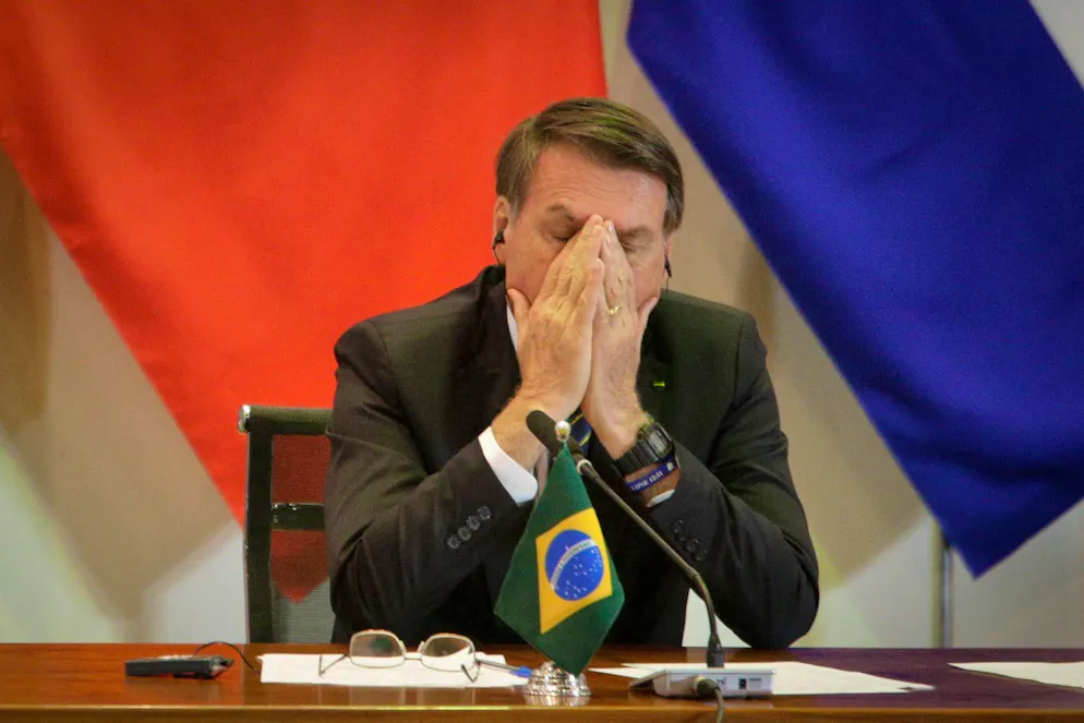 Jair Bolsonaro a été surpris vendredi matin par une perquisition de la police à son domicile à Brasilia, puis conduit au secrétariat de la Justice de la capitale (archive).