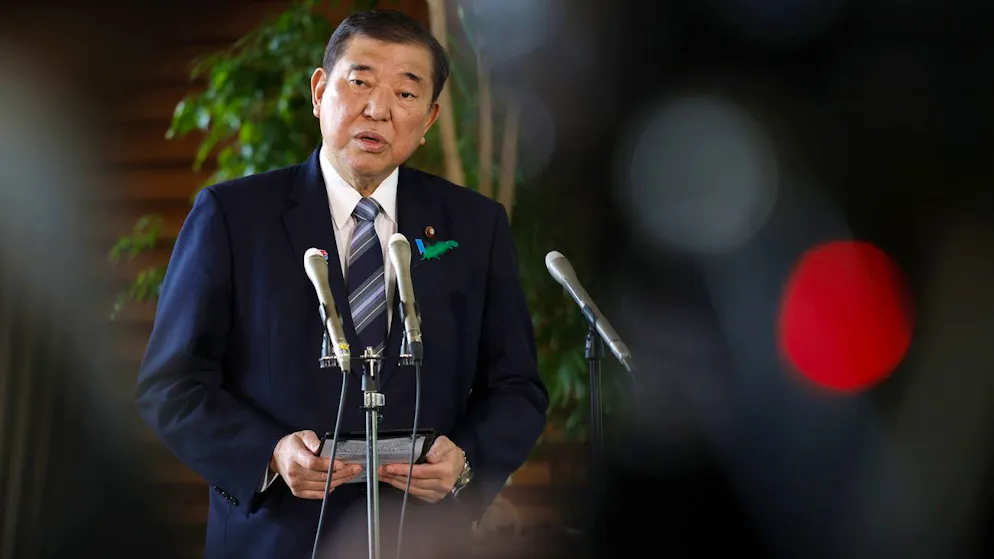 Il primo ministro giapponese Shigeru Ishiba 