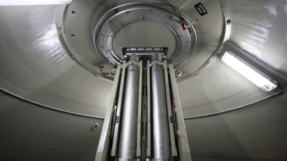 Lanciamine di fortezza da 12cm.