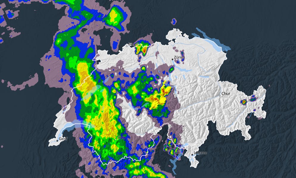Der Wetterbericht sagt Regen bis 18.00 Uhr vor. 