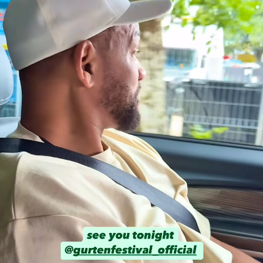 Will Smith ist am Gurtenfestival angekommen und staunt. 