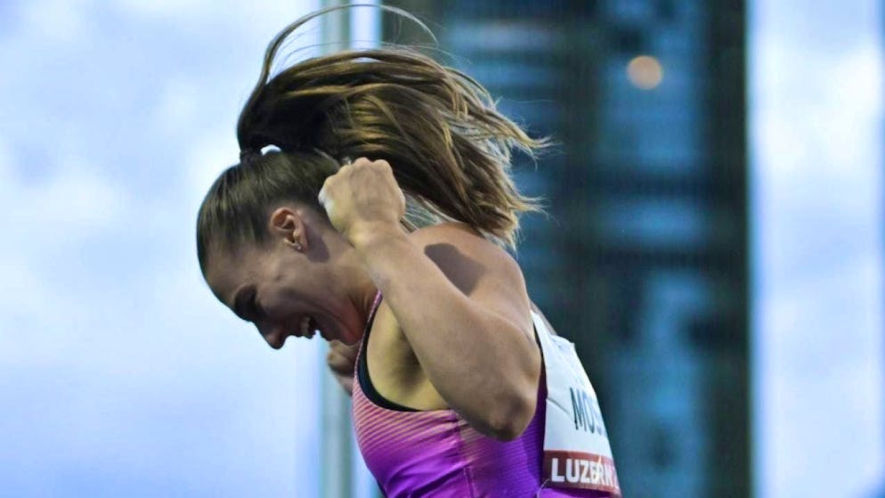Angelica Moser is satisfied with her current form.