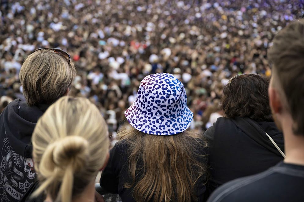 Fast 100'000 Besucherinnen und Besucher sind am diesjährigen Gurtenfestival. 