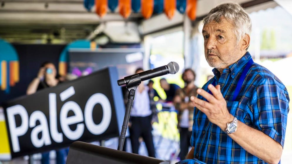 Das Paléo sei mehr als eine Aneinanderreihung von Konzerten, sagte Festivalpräsident Daniel Rossellat am Montag vor den Medien. (KEYSTONE/Salvatore Di Nolfi)