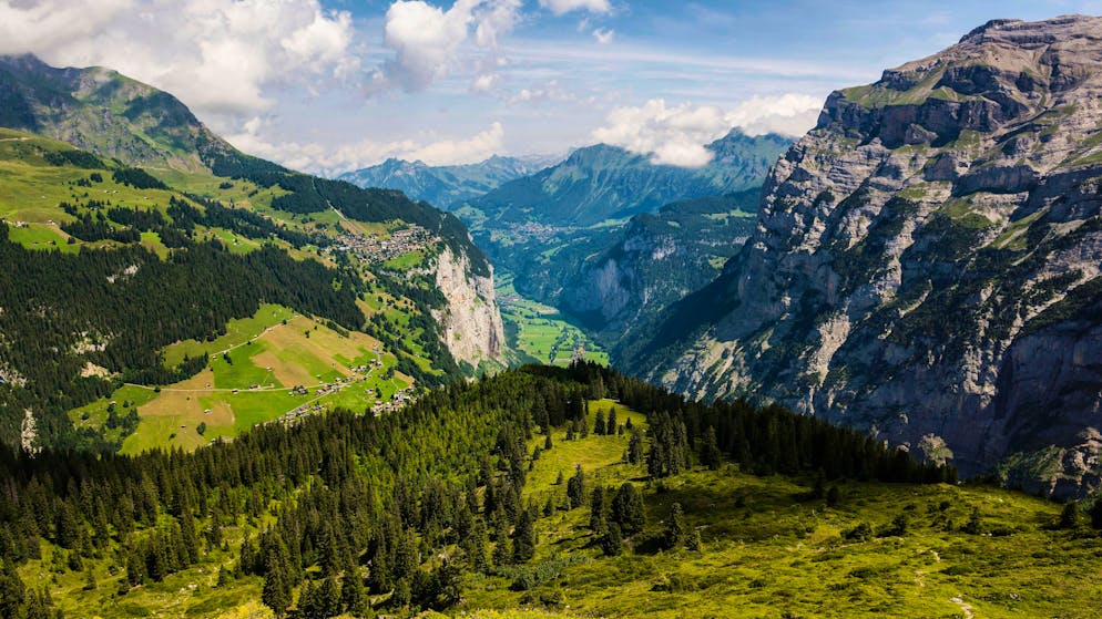 La secousse qui s'est produite à 12h52 près de Mürren (BE) a pu être ressentie dans toute la Suisse.