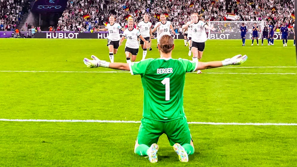 Ann-Katrin Berger. «Ma motivation est que mon grand-père de 92 ans vienne à la finale»