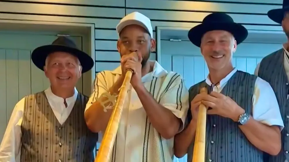 Paléo 2025. Will Smith a failli s'évanouir en jouant du cor des Alpes