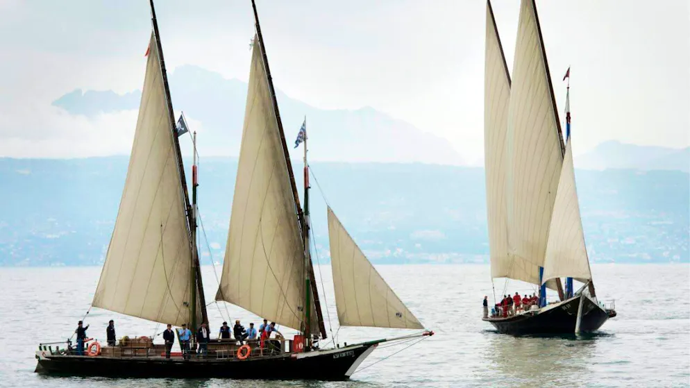 "La Vaudoise" (à gauche) et "La Neptune" seront de sortie ce week-end à La Tour-de-Peilz (archives).