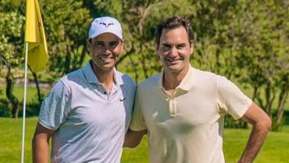 «Chi vuole affrontarci?». Federer e Nadal pizzicati insieme su un campo da golf