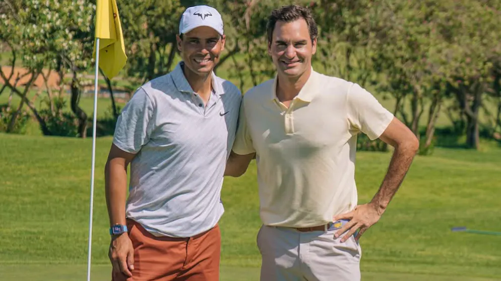 Les photos qui font plaisir. Roger Federer et Rafael Nadal comme au bon vieux temps