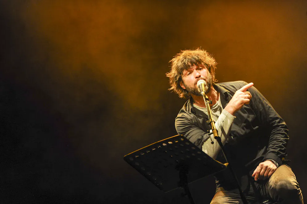 Bertrant Cantat en concert en 2016 à Agen. 