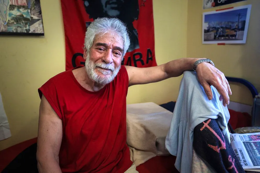 Georges Ibrahim Abdallah dans sa cellule, dans le sud-ouest de la France, le 17 juillet 2025