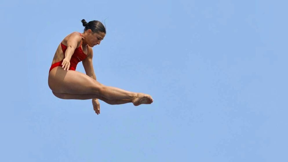 Morgane Herculano whirls through the air