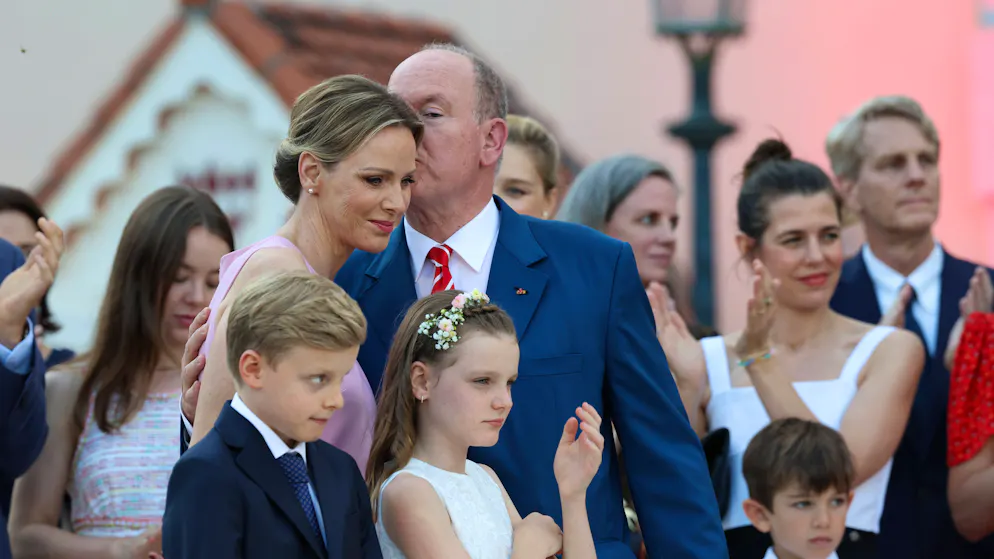 More intimate than ever. How Albert and Charlène cuddle their way through the throne jubilee