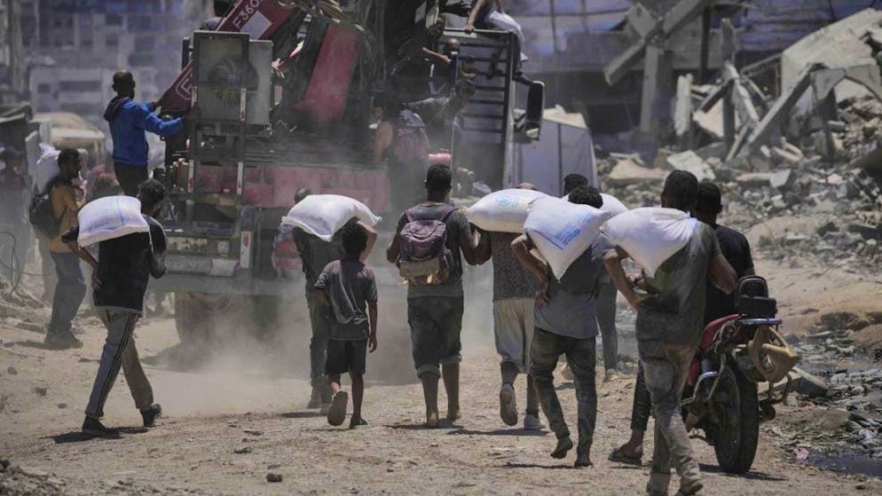 The World Health Organization warns of a hunger crisis in the Gaza Strip. Israel, on the other hand, denies that there is a famine. (Picture from Gaza on July 22)