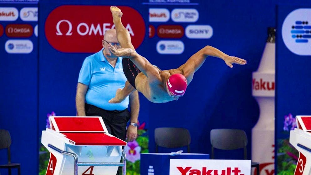 Noè Ponti got off to a good start at the Swimming World Championships