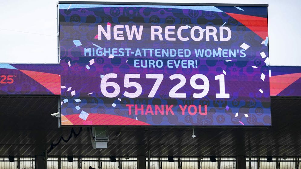 Neuer Zuschauer-Rekord an einer Frauen-EM.