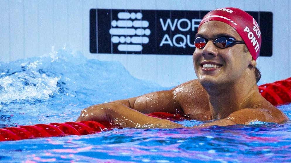 Noè Ponti a effacé son ardoise dans les Mondiaux en grand bassin lundi à Singapour.
