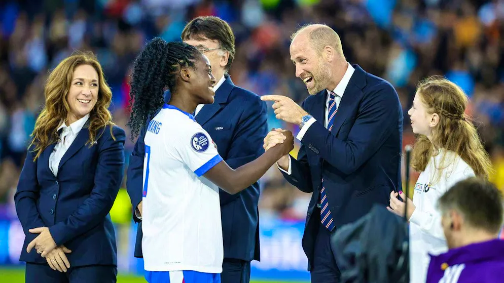 A Basilea. William e Charlotte festeggiano le campionesse europee, le principesse spagnole escono a mani vuote