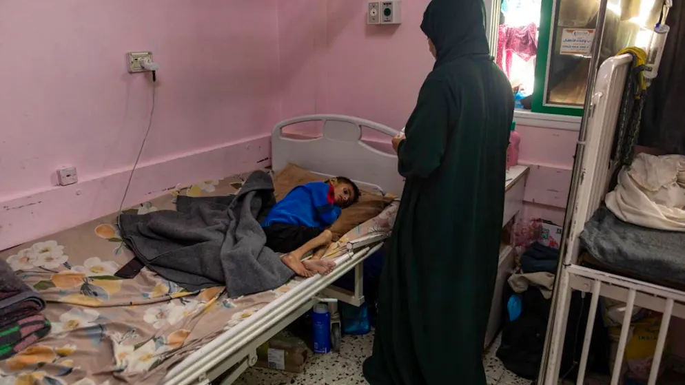 Moltissimi bambini a Gaza soffrono di malnutrizione.
