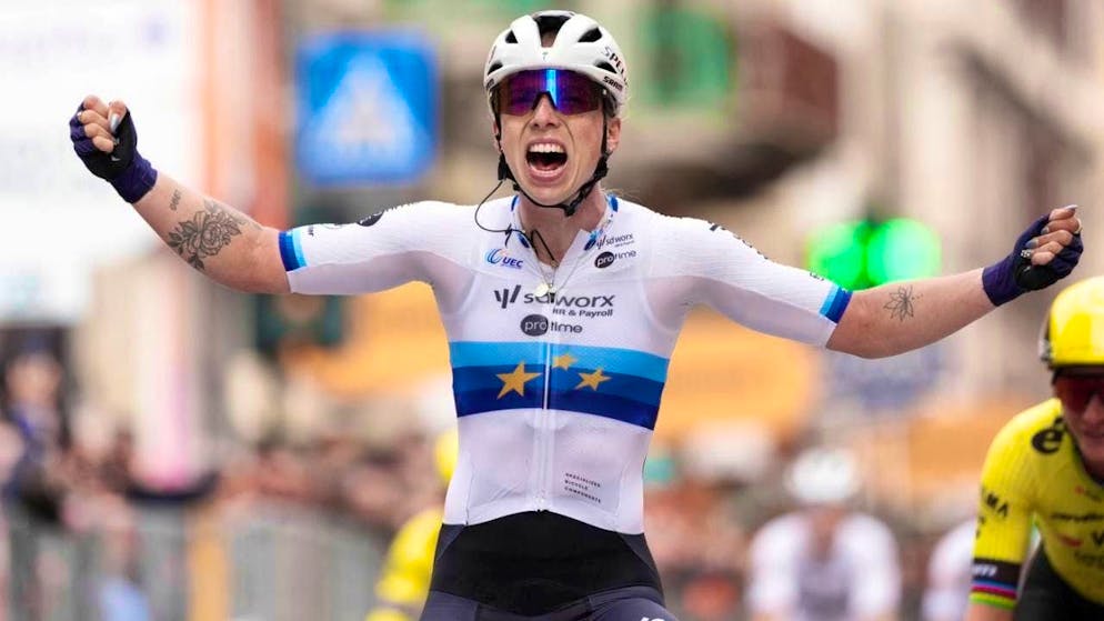 The Dutch European champion Lorena Wiebes is once again the strongest in the sprint. (archive picture)
