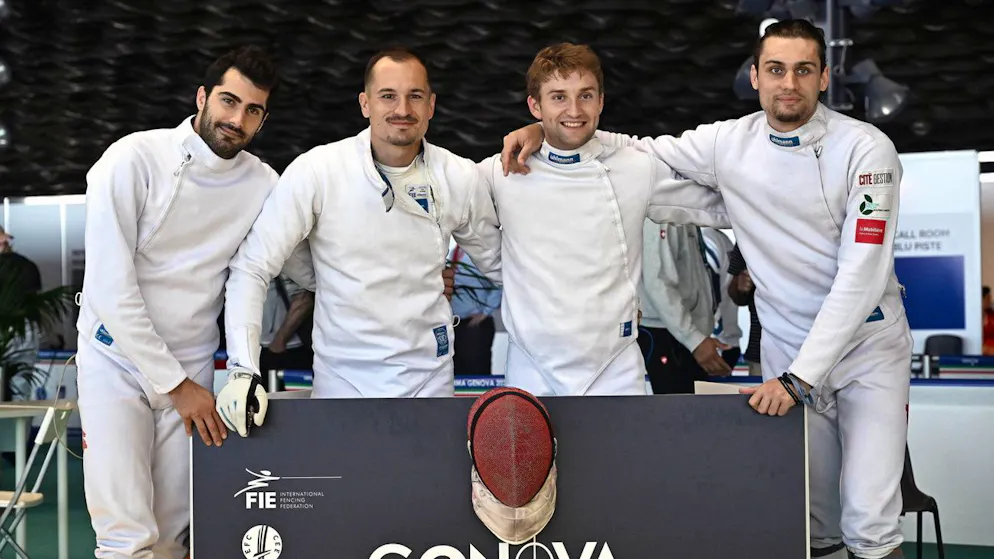 Mondiaux d'escrime. L'équipe de Suisse masculine en 8e de finale