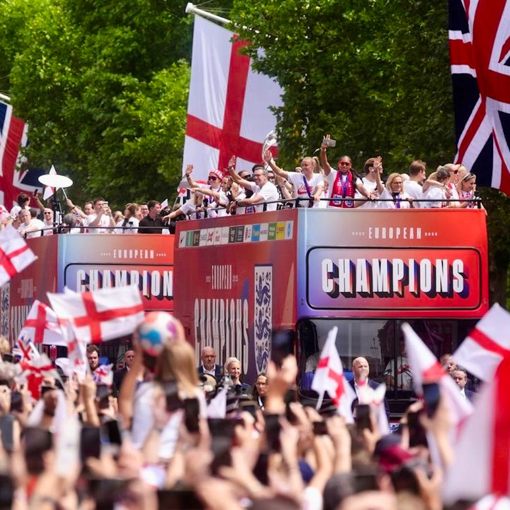 Euro 2025. Les «Lionesses» accueillies comme des reines à Londres