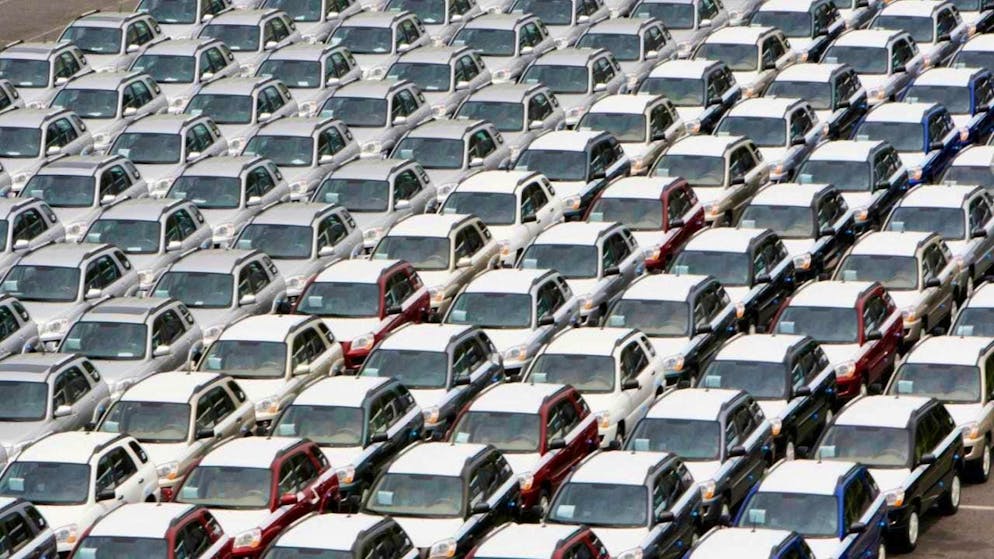 Cars from South Korean production are ready for export. (archive image)
