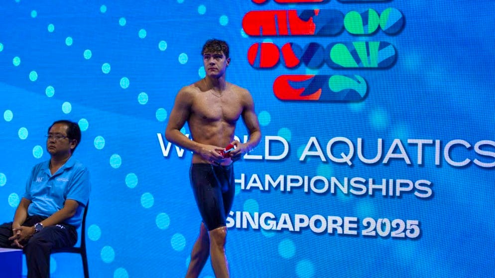 Gian-Luca Gartmann had hoped for more in the 200 m medley