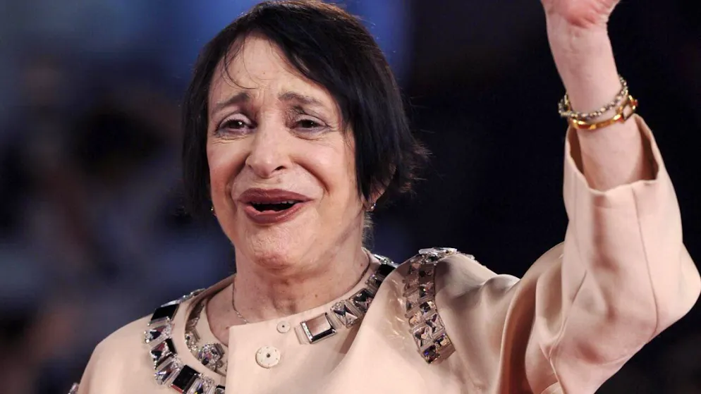 Adriana Asti al festiva del cinema di Venezia nel 2014. (foto d'archivio)