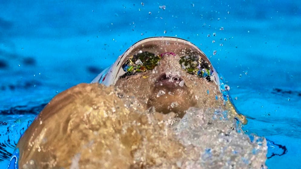 Roman Mityukov impressed in the preliminary heat of the 200 m backstroke at the World Championships