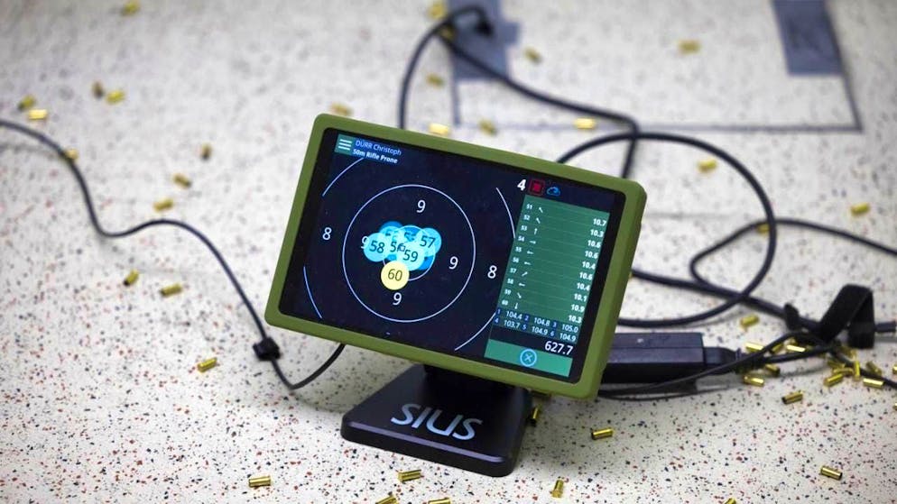 The Swiss women hit the center.