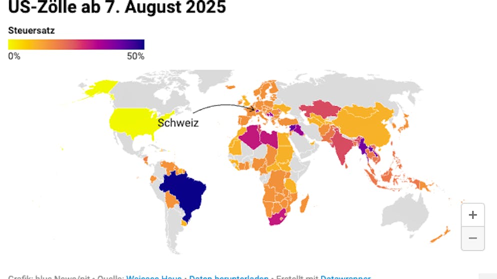 Decree even punishes circumvention attempts. White House publishes list of countries - Switzerland receives almost highest tariff