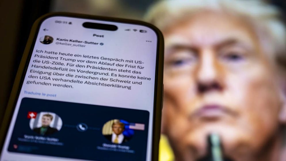 Schlechte Nachrichten aus den USA: Das Weisse Haus hat die Schweiz auf einer Liste zu den US-Zöllen mit 39 Prozent versehen.