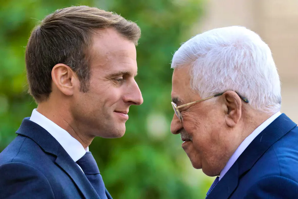 French President Emmanuel Macron wants to recognize Palestine as a state and has published a letter to the President of the Palestinian Authority Mahmoud Abbas. (archive picture)