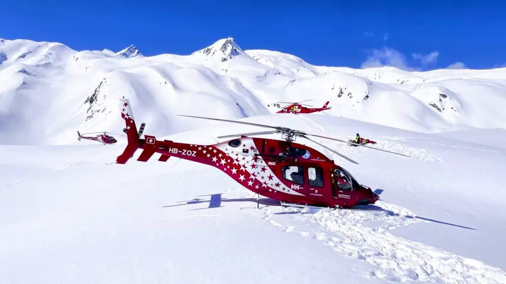 According to the KWRO, the climbers were finally evacuated by Air Zermatt. (archive picture)