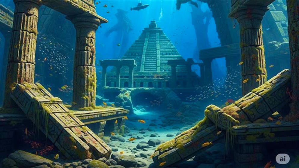 Una città perduna sotto i mari caraibici?